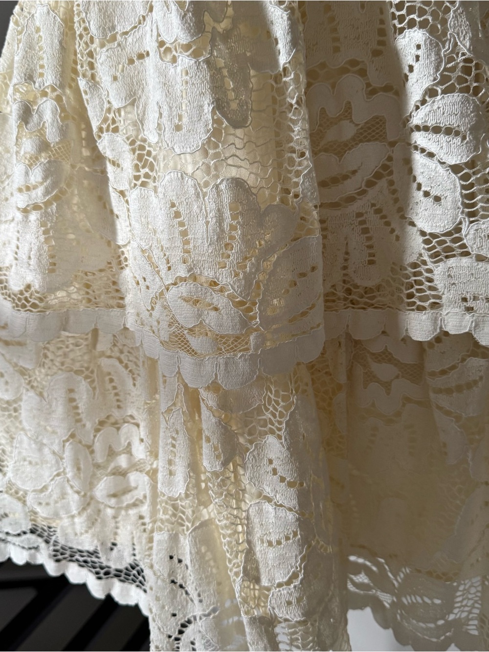 Maeve Anthropologie Lace Mini Dress white Ivory Coquette Romantic NWT Medium - Picture 14 of 17
